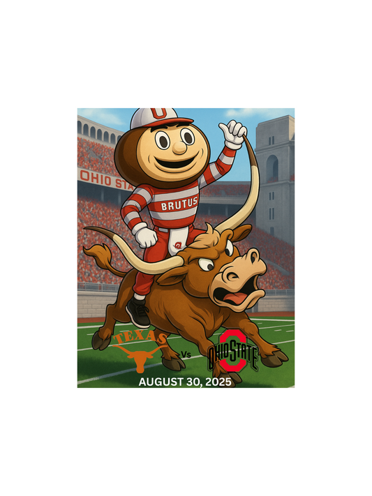Ohio State vs Texas Short Sleeve T-Shirt
